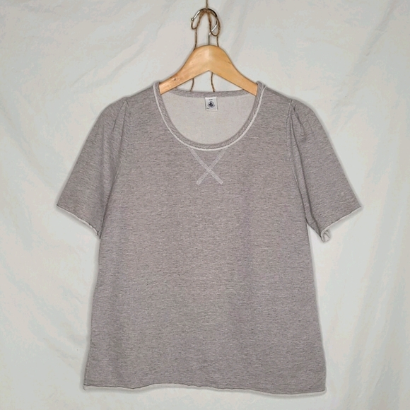 Petit Bateau crew neck shortsleeve sweatshirt - Picture 1 of 4